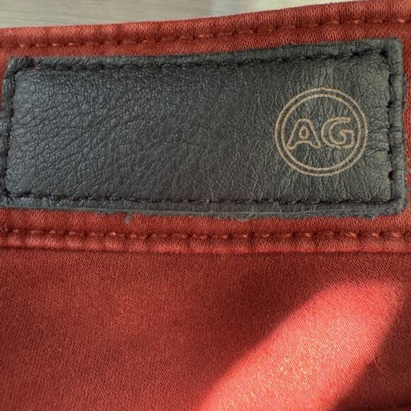 ADRIANO GOLDSCHMIED THE LEGGING ANKLE SUPER SKINNY JEANS‎ IN RED NWT SIZE 24 - Picture 12 of 16